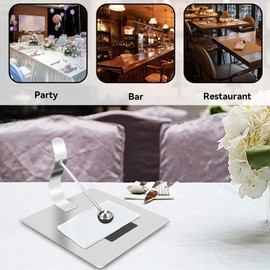 Napkin Holder for Tables, Dining Table Napkin Holder for Kitchen, Flat Napkin Holder Stainless Steel for Kitchen Countertops, Dining Table, Restaurants