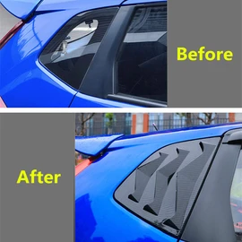 Tosmisy Honda Fit Dedicated Rear Blind Decoration Suitable for 2014-2018 Honda Fit3 GK3 GK4 GK5 GK6 GP5 GP6 Outside (3#)