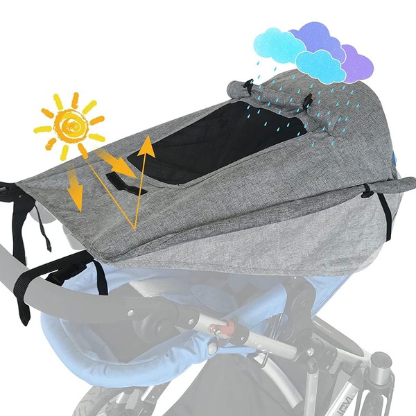 Baby Stroller Sun Shade Universal Sun Protector Shade Blackout Cover