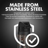 Ion8 Steel Water Bottle, 600ml, Leak Proof, One-Finger Open, Dishwasher