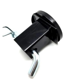 hmcbillet FIGHTING ILLINI ALUMINUM BILLET HITCH PLUG COVER, 4"