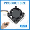 YENOVO 2 Pack Hotend Cooling Fans Compatible with Bambu Lab