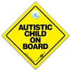 Autistic Child On Board Car Sign, Autistic Car Sign, Autism