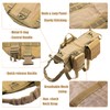 AIWAI Tactical Dog Harness with Pouches,Dog Vest Harness for Large