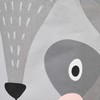 Relaxdays Childrens Storage Basket, Raccoon Design, Foldable, H 55 x