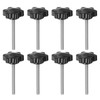 HARFINGTON 8pcs Star Knobs M6 x 70mm 304 Stainless Steel