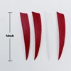 OBTOUTDOOR Pack of 60 Archery Arrow Feathers, 4 Inch Natural