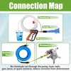FIXFANS Adjustable Long Range Downstream Injection Nozzle Kit 4-4.5 GPM,