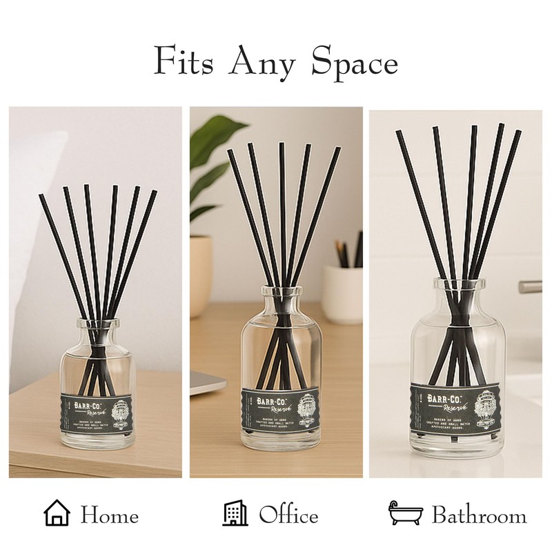 Barr-Co. Reserve Scent Diffuser Kit, Earthy Tobacco Scent with Woody