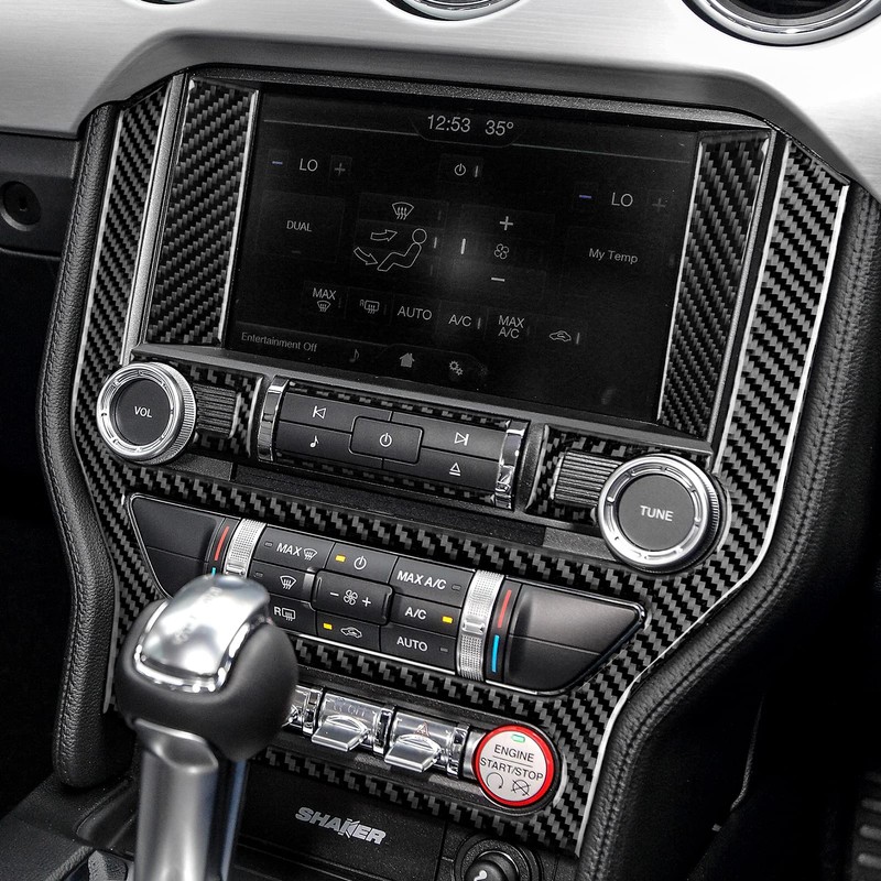 Car Central Control Navigation Panel Sticker for Ford Mustang 2015