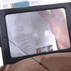Reading Magnifying Glass 3X Foldable Hands Free Large Page Magnifier