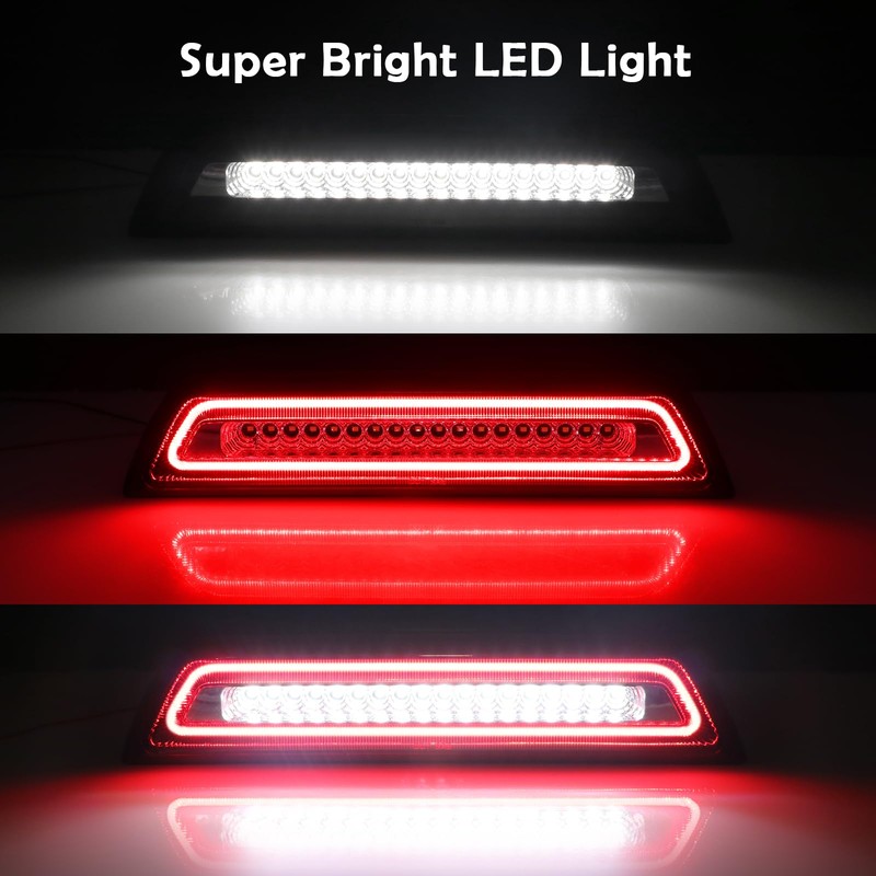 AUYICH Third Brake Light Compatible with Tacoma 2016-2023, LED Rear