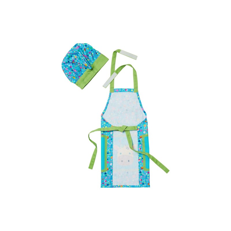 Maxwell & Williams Kasey Rainbow Critters Children's Apron & Hat