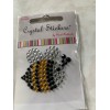 CRYSTAL STICKERS GEMSTONES MULTI-SIZE BUMBLE BEE BUZZING BEE BUMBLE BEE