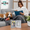 Better World Pets Paw Print + Photo Keepsake Frame Holds