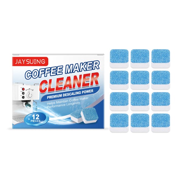 Jaysuing Coffee Machine Cleaning Tablets Coffee Pots Cleaner Solution Useful