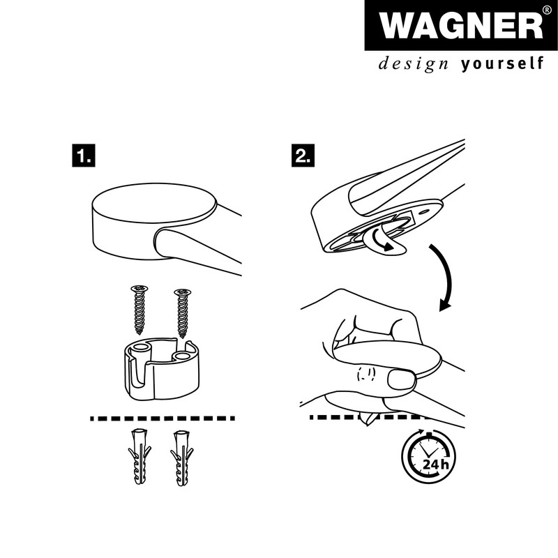 Designer doorstop "Screw or Glue" // EH 5116