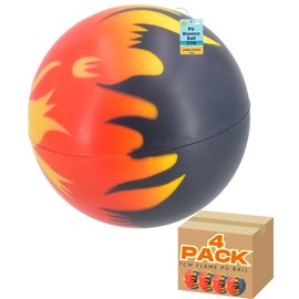 Electoys 7cm Ball for Kids | Soft Ball for Summer Outdoor Garden Beach Picnic Games | Pool Bounce Balls | Stress-Relief Toy | Kids Outdoor Activity Cricket Sports Balls | Birthday Day Gift | 4 Pack