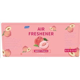 Saint Kang Car Air Freshener Bathroom Closet Odor Absorber Eliminator Gel(Peach)