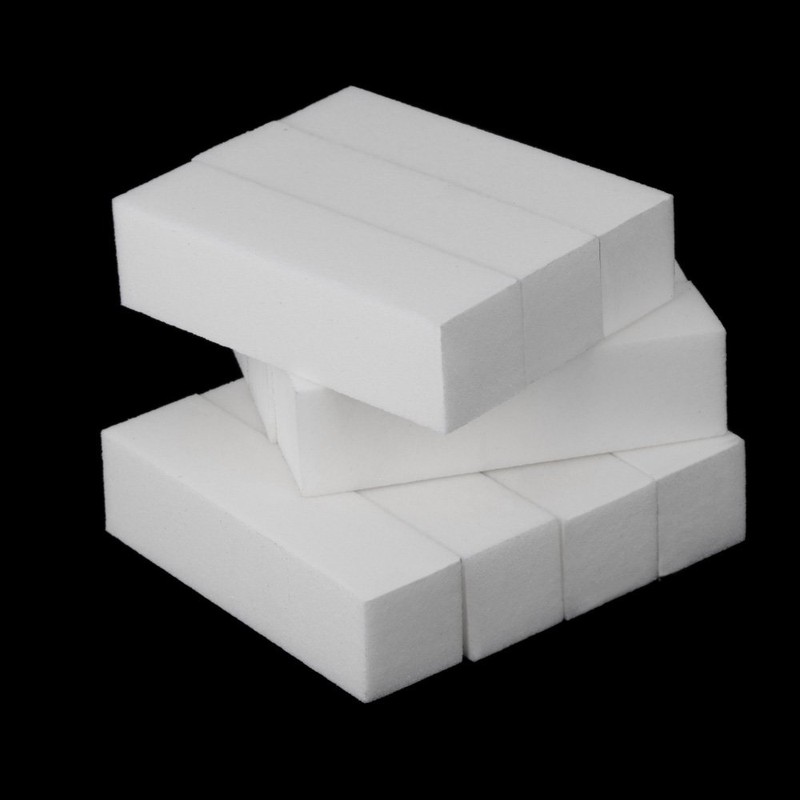 Anself Pack of 10 White Buffer Sanding Blocks Polishing Block