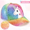 WAWSAM Girls Unicorn Baseball Cap Kids Trucker Hat Youth Cute
