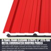Swess 12in Inside Classic Rib Profile Foam Metal Roof Closure