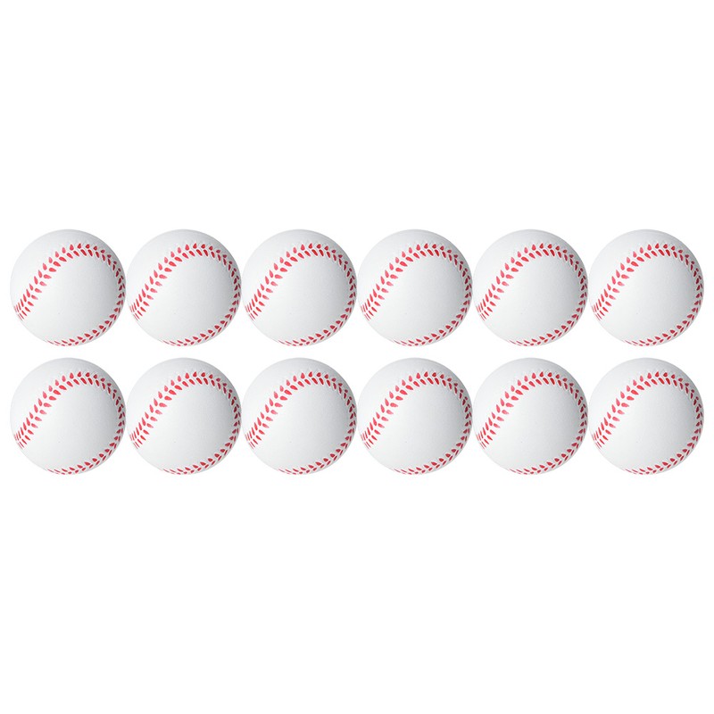 12PCS 6.3CM Children Playground Full Core Soft EVA Elastic Ball