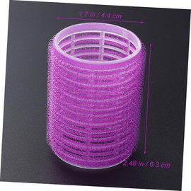 PACKOVE 6Pcs Self Grip Hair Rollers No Heat Curlers for DIY Hair Styling Random Color Easy to Use Hairdressing Tools for Volume Curls Safe for All Hair Types