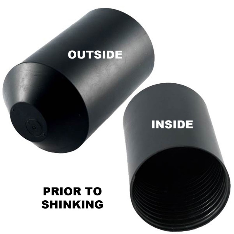 BuyHeatShrink 2 INCH Heat Shrink END Cap for 1.5" Rope