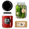 KADAX Preserving Jars 1.7 L with fi89 Screw Lid, Large