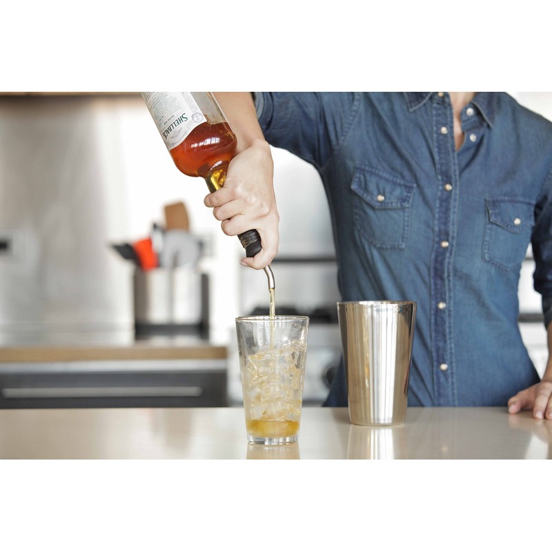 OXO SteeL Bottle Pourer, Stainless Steel, 4 Oz