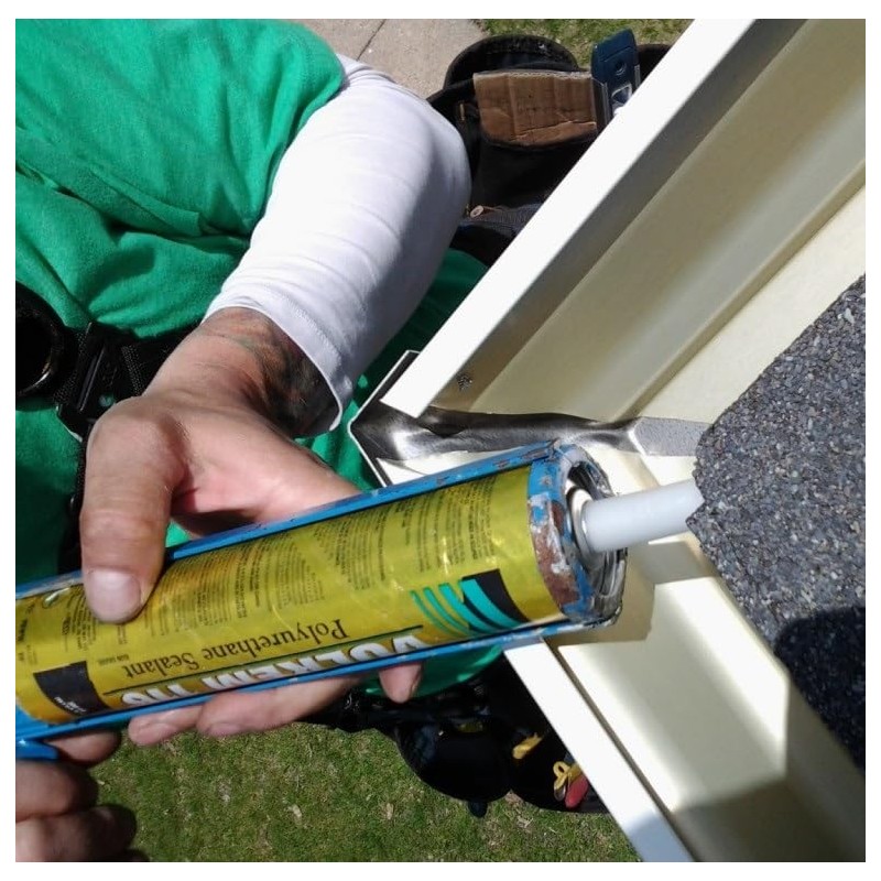 Vulkem 116 Aluminum Stone Textured Single-Component Polyurethane Moisture-Curing Gun-Grade Exterior