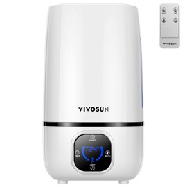 VIVOSUN 4L Cool Mist Humidifier with Remote Control for Bedroom, Plants, Baby, Dry Skin