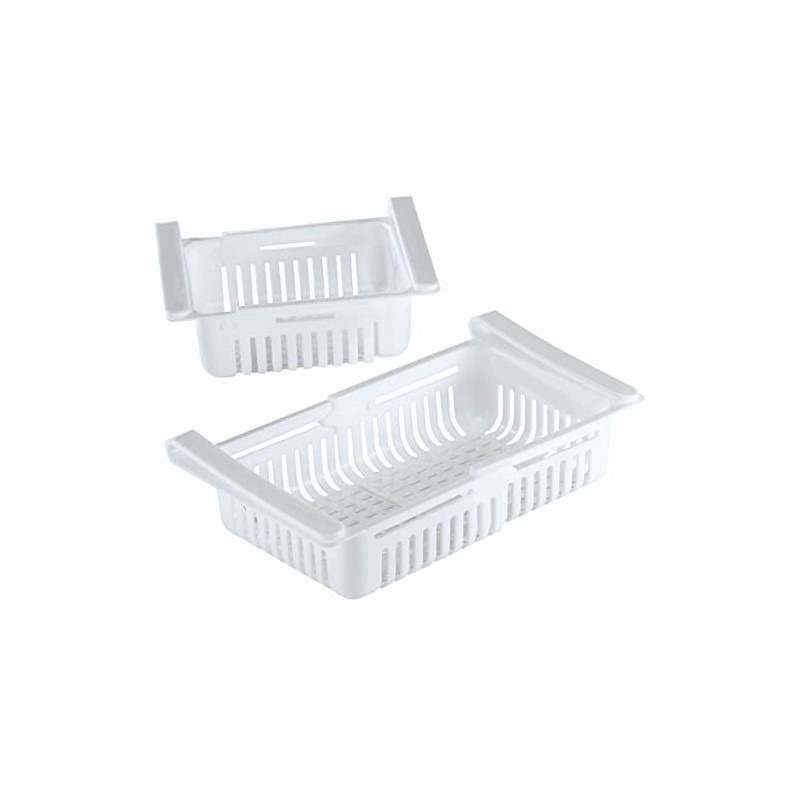 Fox Valley Traders Expandable Under Shelf Fridge Organizer, s/2 by