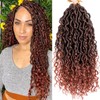 Goddess Locs Crochet Hair 18 Inch 7 Packs Faux Locs