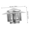 TEHAUX Chimney Stainless Steel Rain Cover Weatherproof Cap for Roof