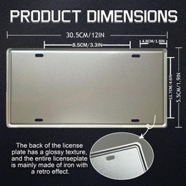 Retro Massachusetts License Plate Car Decor License Plates,Room Decoration,License Plate Souvenir,Retro Rusty Metal License Plate Souvenir Front of Car Decorative 12"X6"-21