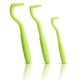 Pet Tick Remover Tool Set, 3 Sizes, Lime Green, for Dogs Cats and Humans