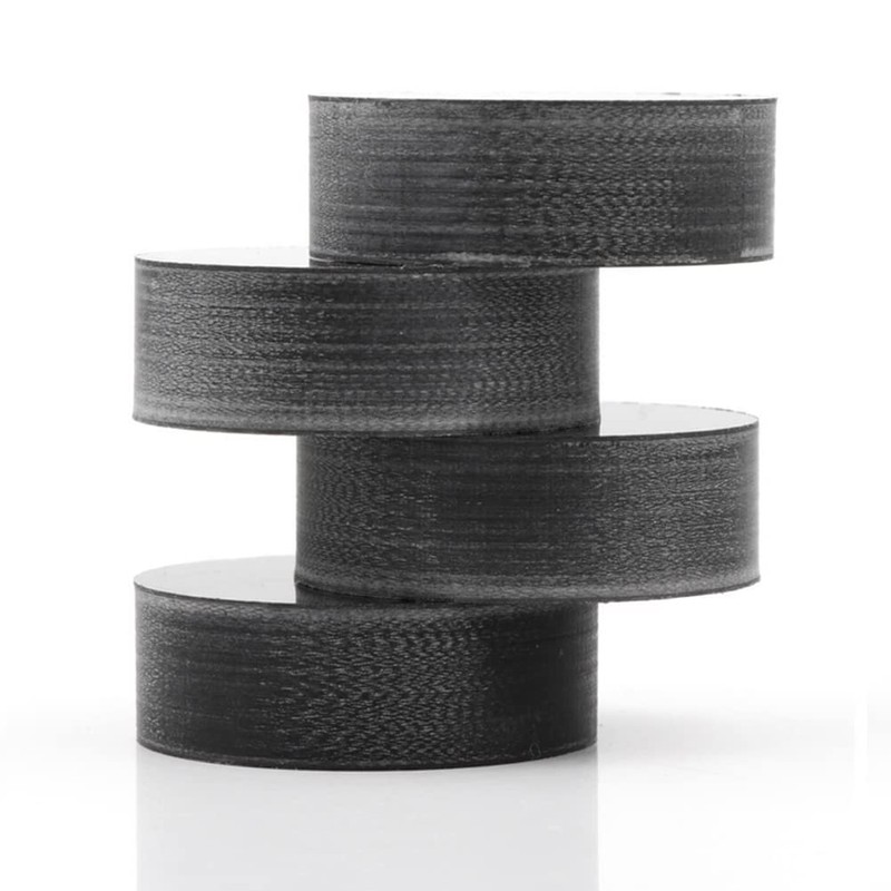 Daiilg Carbon Fiber Speaker Isolation 40x10mm Speaker Stand Feet HiFi