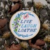 Live Laugh Loathe Cross Stitch Kit