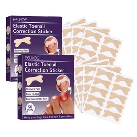 100 Stück Nagelpflaster Nagel Reparatur Pflaster Nail Repair Patches Pflaster Zehennagel Bequem und Atmungsaktiv, Unisex. Geeignet für Die Reparatur Von Verletzungen (10.6 * 11.2 * 1cm)
