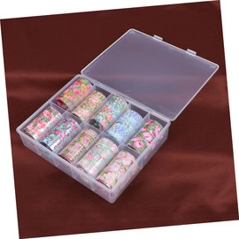 Healeved 20sheets Floral Nail Art Stickers for Women Easy Nail Decals for Parties Holidays Assorted Patterns for Unique Manicures