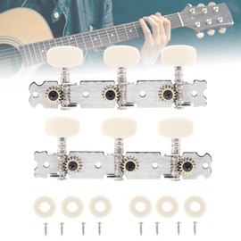 MuzcYM Acoustic Guitar Tuning Pegs Tuning Keys Tuners, 3L3R Acoustic Guitar String Tuner Pegs Tuners