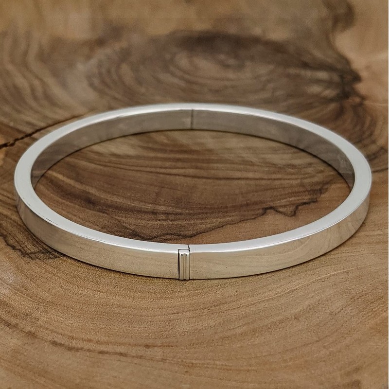 Silverly Women's 925 Sterling Silver Balinese Rope Chain Bracelet, 18.5