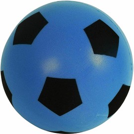 Size 4 Football | Sponge Foam Soccer | Outdoor Games for Kids | Indoor Football, Adults’ Garden, and Beach Games for Families | Toddlers | 17.5cm (Blue)