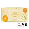 The Saem 더샘 가든 플레져 캐모마일 클렌징 티슈 100매 3개입