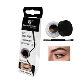 Gel Eyeliner 2 in 1 (Deep Brown)