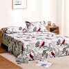 Virah Bella - Cardinals - 4-Piece Sheet Set - King