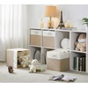 SOCOHOME Fabirc Cube Storage Boxes,25x25x25cm Foldable Storage Baskets for Organizing