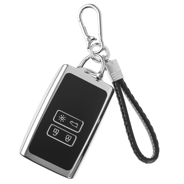 sdhiiolp Car Key Case Cover Compatible with Renault Arkana Clio